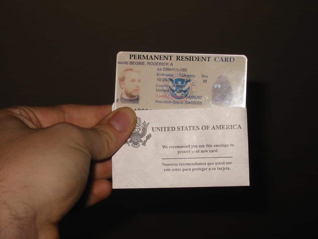 Processo para obter o green card americano