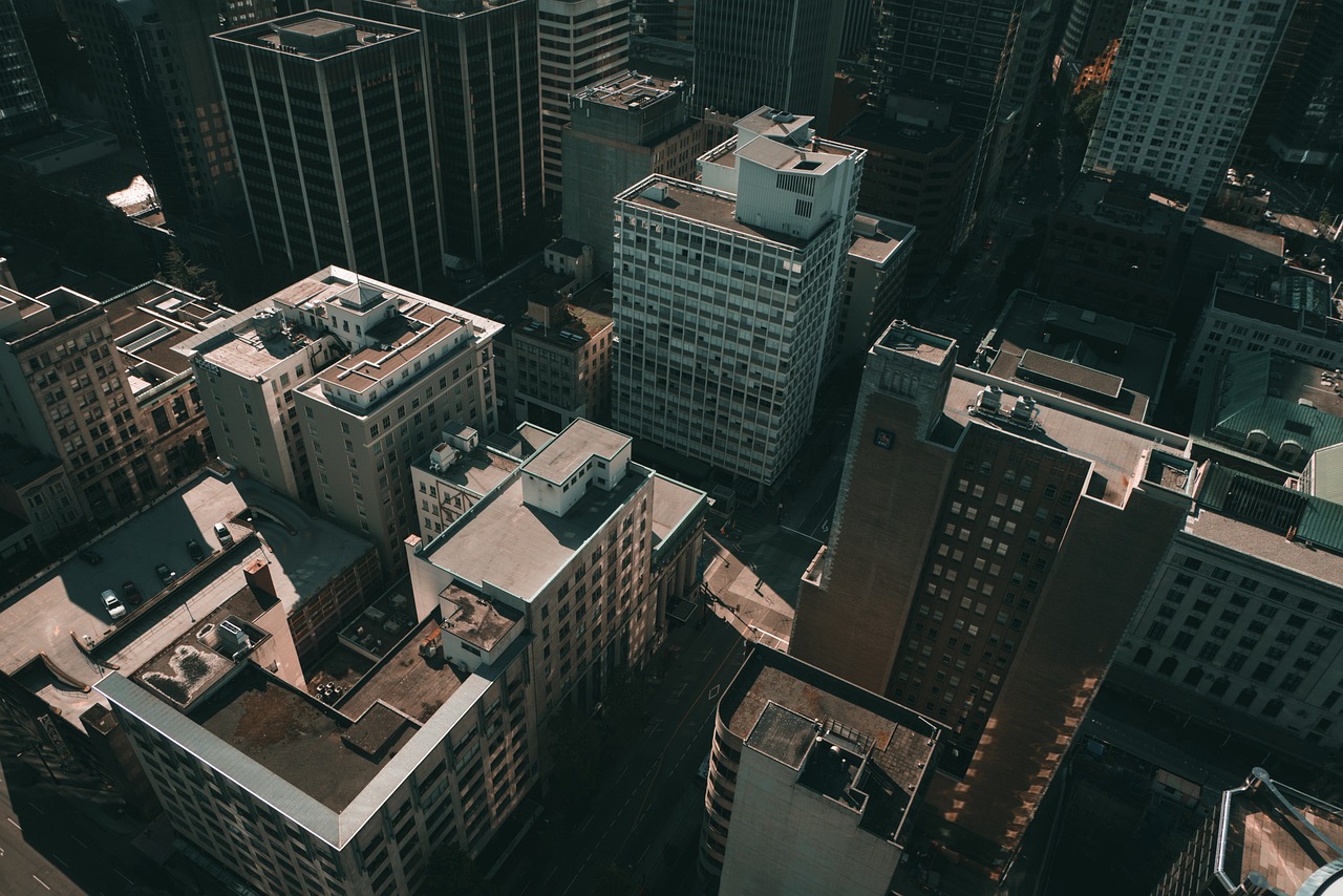 buildings, city, skyscrapers